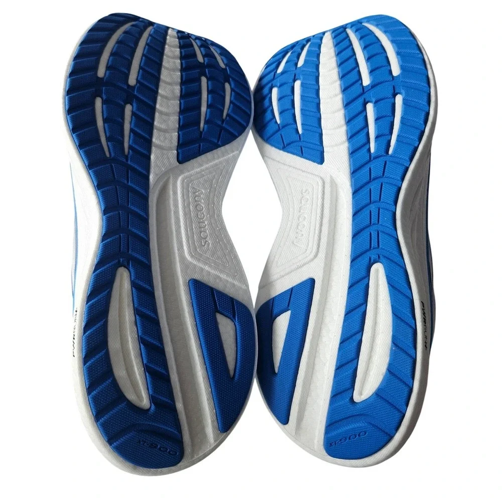 Saucony Ride 18 Mens Running Shoes Black Skydiver Blue S21000-160 Size 12 NEW